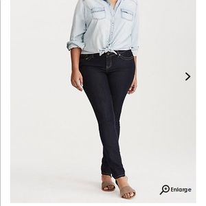 Torrid Skinny Jeans - Dark Wash 22R